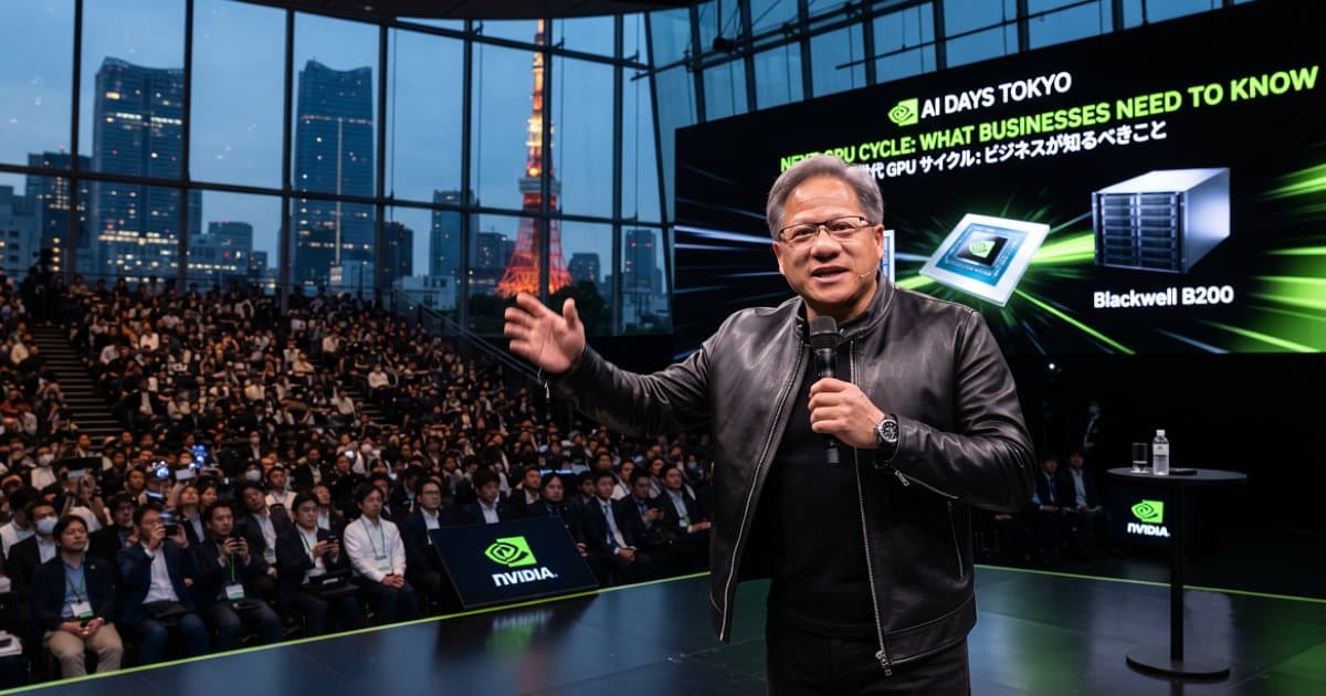 Візит Дженсена Хуанга до Японії і новий GPU-цикл