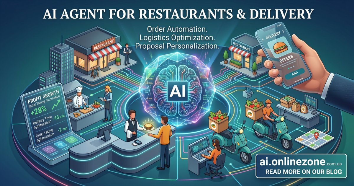 AI Agent for Restaurants and Delivery Services: Automating Order Taking