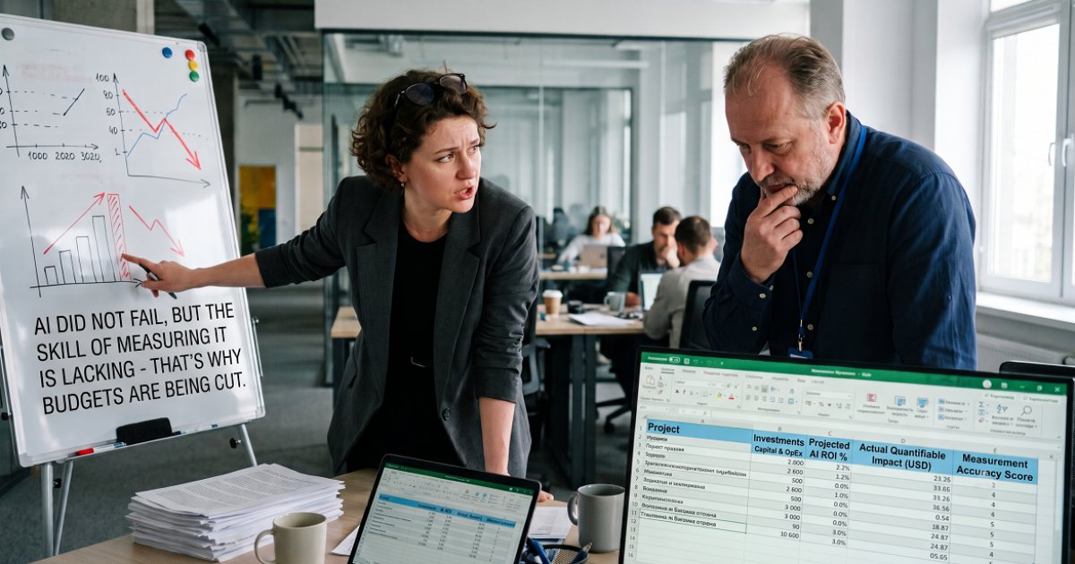 AI Budgets Don't Get Cut Because the Technology Failed — They Get Cut Because the Measurement Did