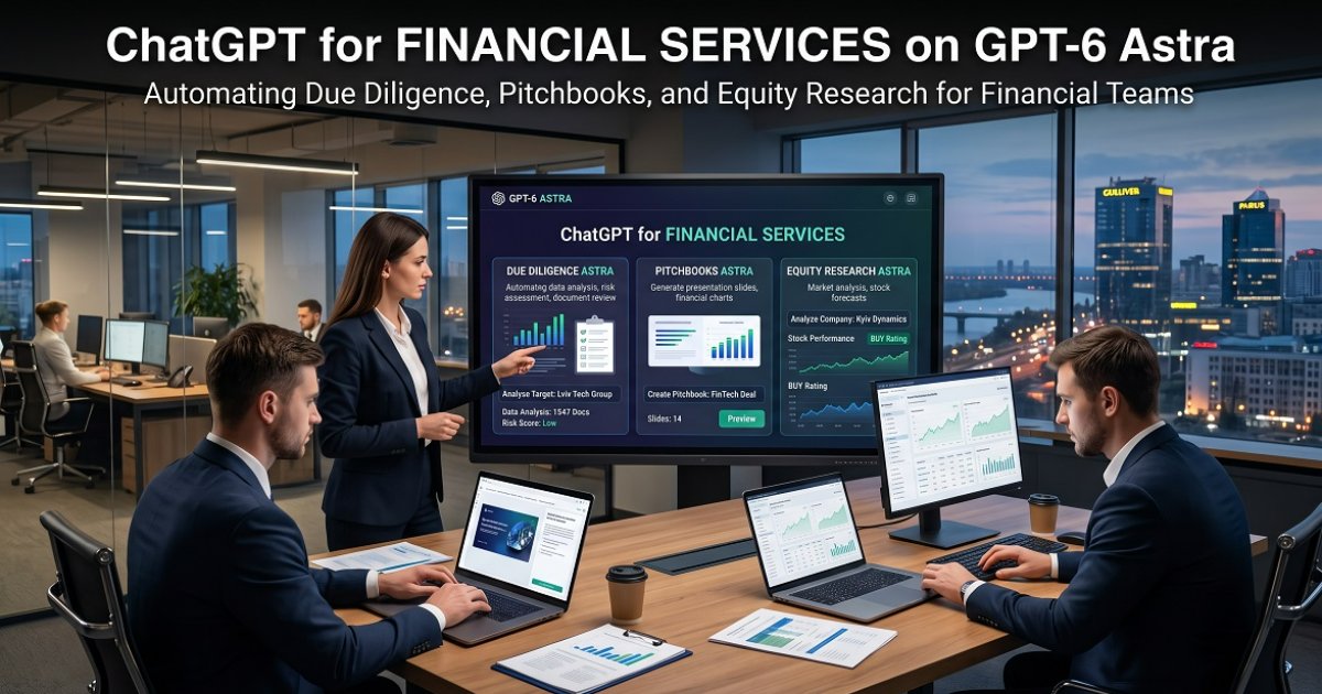 ChatGPT for Financial Services: What Business Gets Now