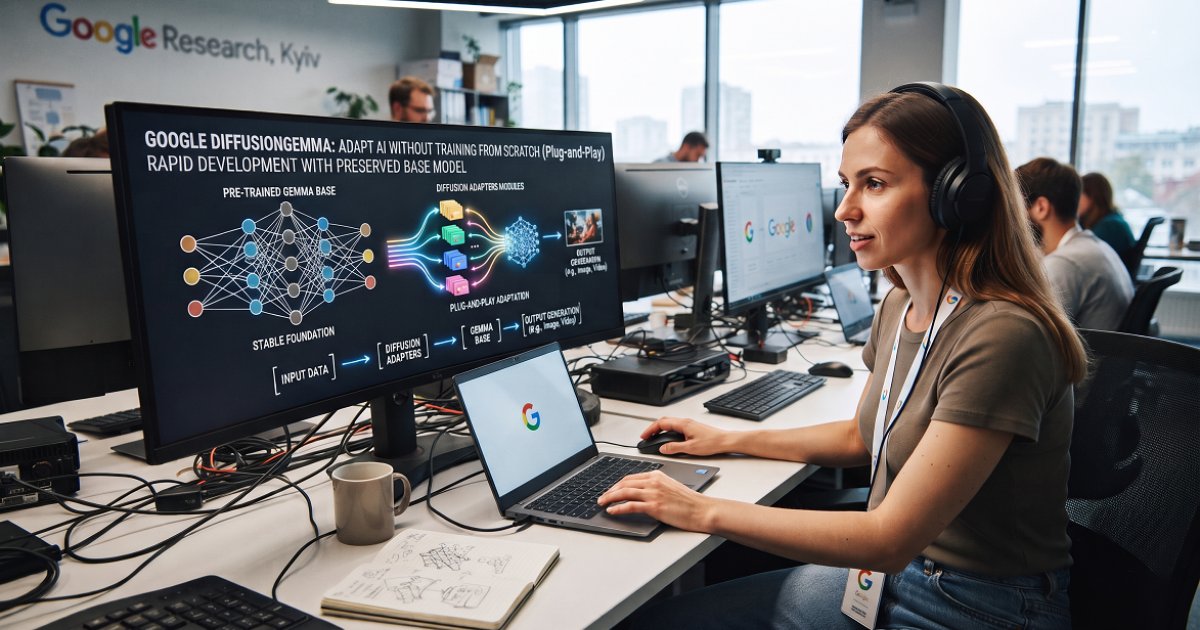 Google DiffusionGemma: How a New Architecture Lets You Build AI Without Training From Scratch