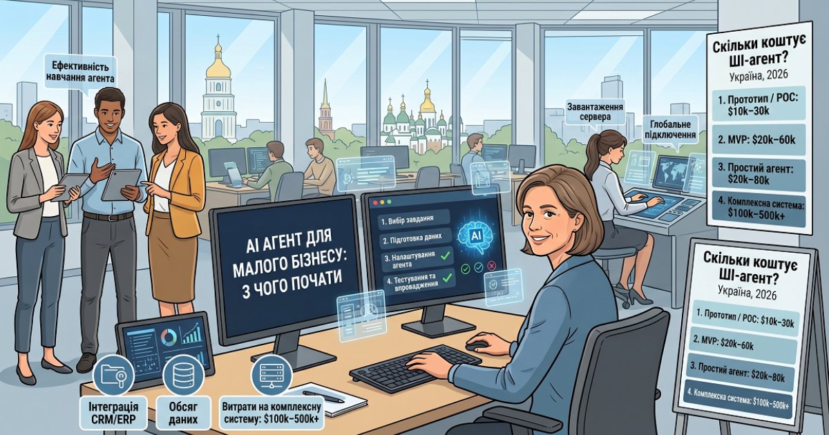 AI-агент для малого бізнесу: з чого почати і як не злити бюджет
