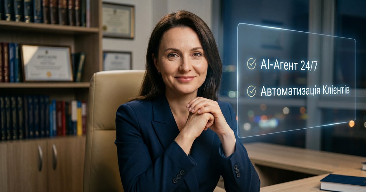 AI-агент для юридичної компанії: кваліфікація клієнтів і консультації 24/7