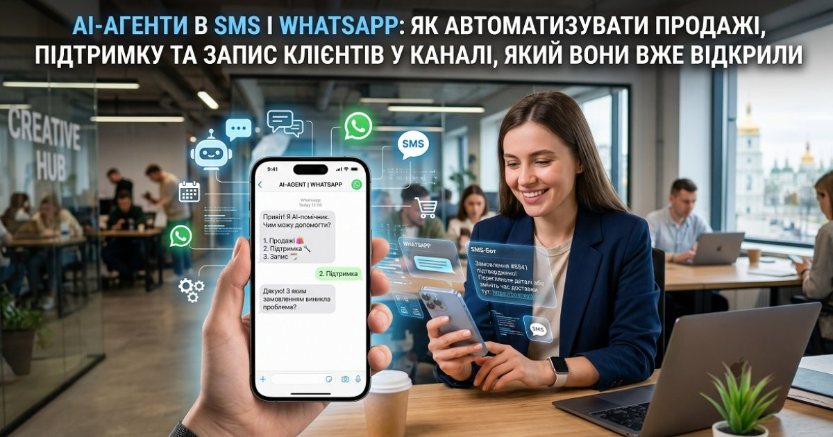AI-агенти в SMS і месенджерах: продажі