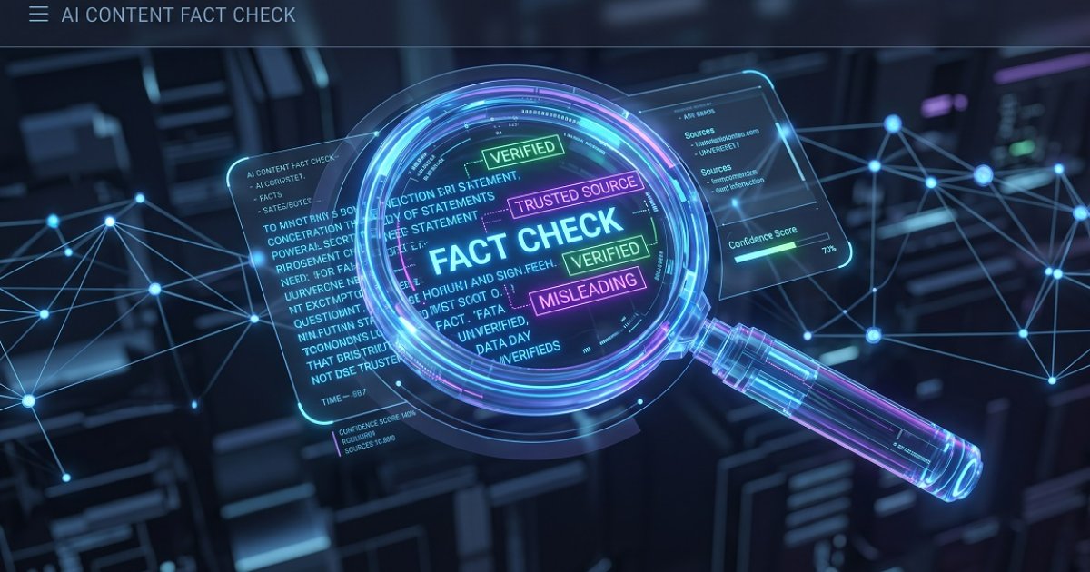 Як AI-контент перевіряється на факти, перш ніж публікуватись