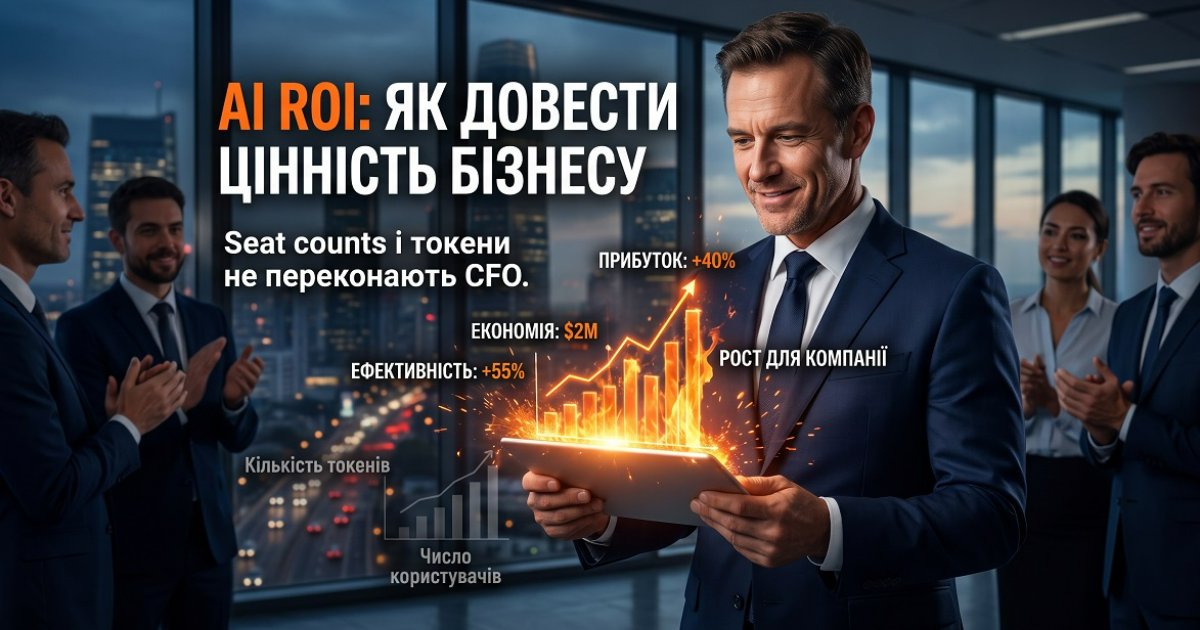 AI ROI: як довести цінність бізнесу