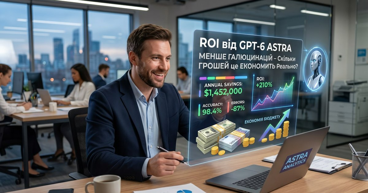 GPT-6 Astra ROI: скільки коштують галюцинації