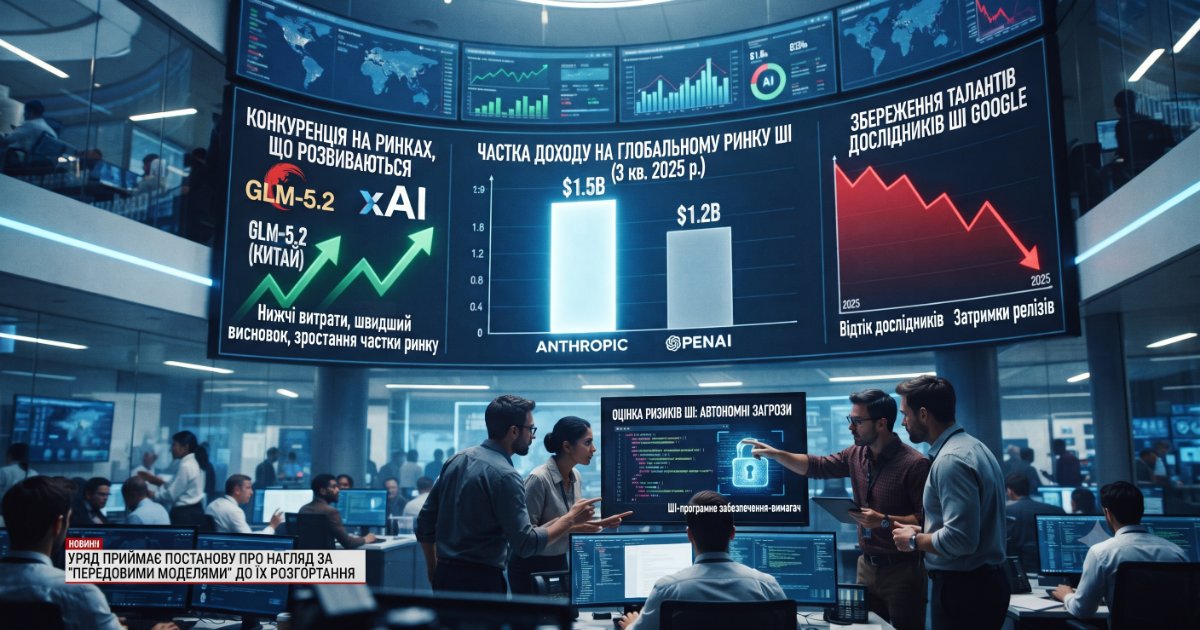 Нова розстановка сил в AI-індустрії 2025: Anthropic vs OpenAI, китайські моделі та кіберзагрози для бізнесу