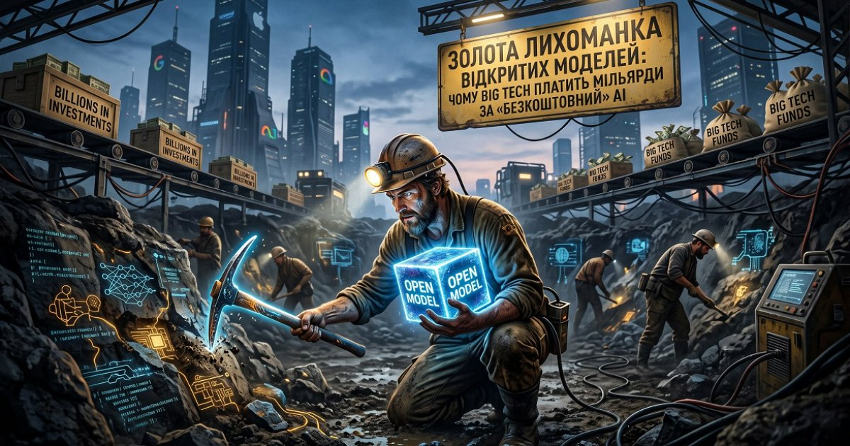 Золота лихоманка відкритих моделей: чому Big Tech платить мільярди за «безкоштовний» AI