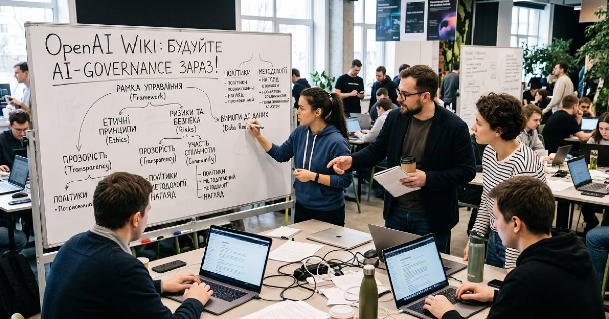 OpenAI Wiki: будуйте AI-governance зараз