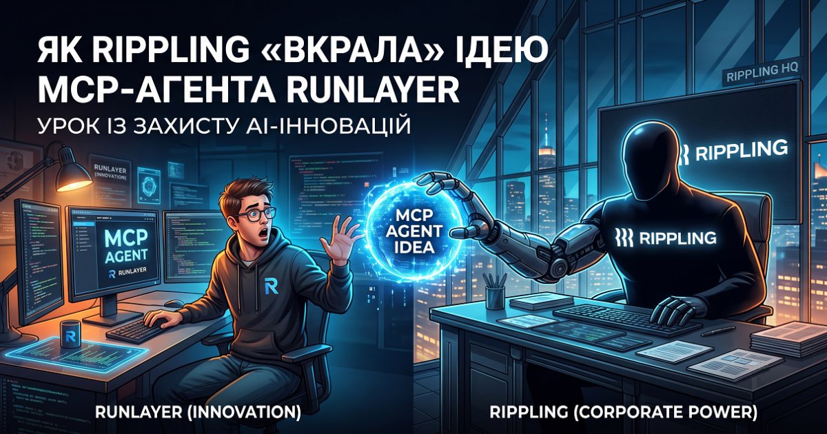 Як Rippling «вкрала» ідею MCP-агента Runlayer: урок із захисту AI-інновацій
