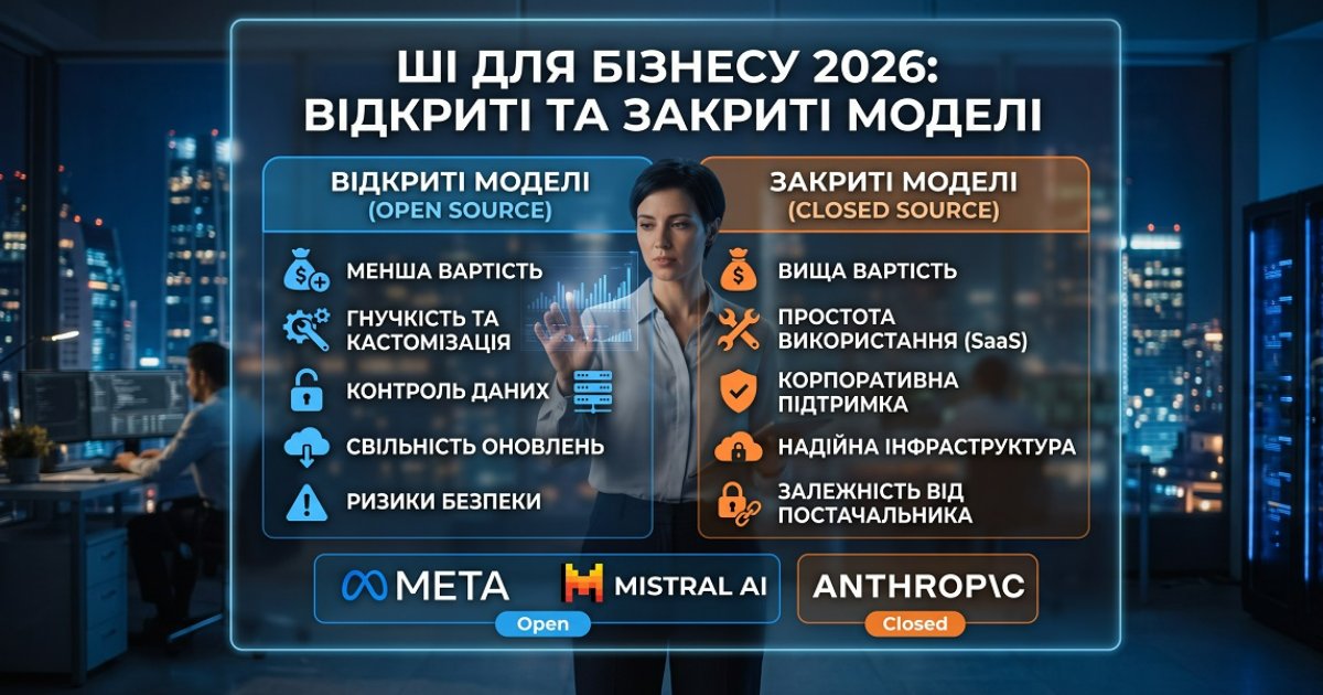 Відкриті vs закриті AI-моделі: що обрати